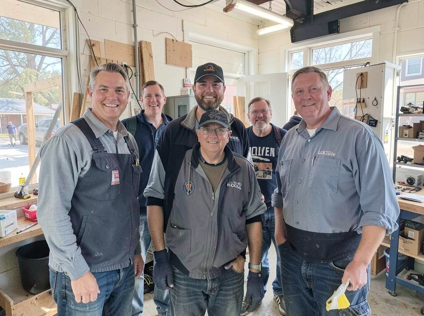 The Roofing Contractor Tyler team at work in Tyler