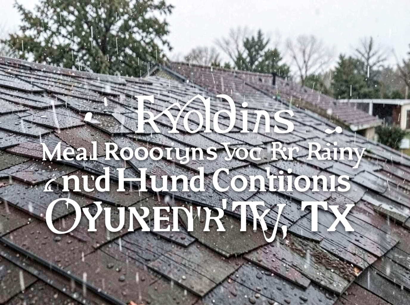 Metal Roofing vs. Shingles for Rainy and Humid Conditions in Tyler, TX