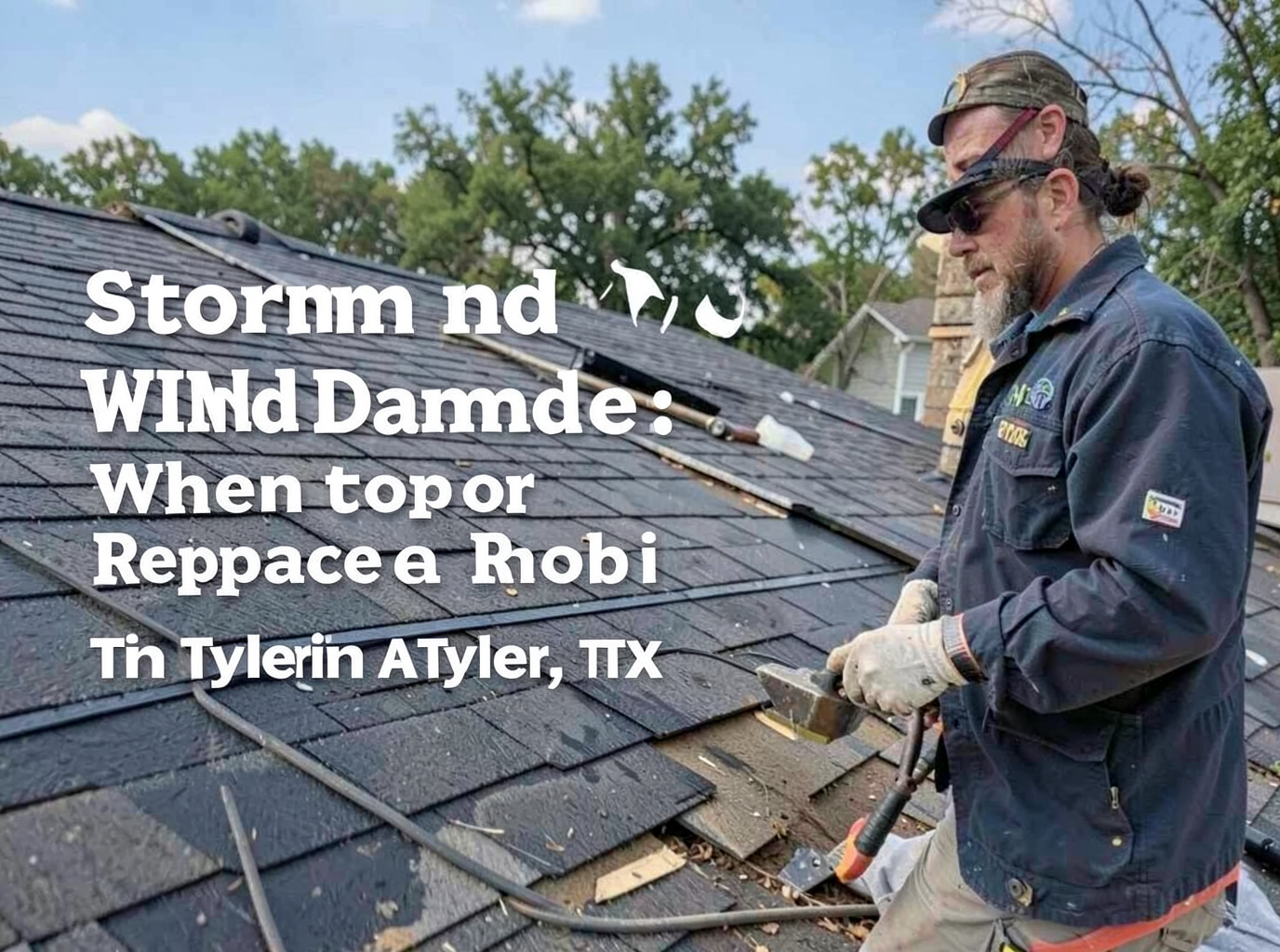 Storm and Wind Damage: When to Repair or Replace a Roof in Tyler, TX